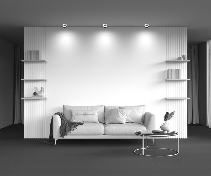 Светильник 15Вт GX53х1 IP20 потолочн. Voltega C-VGL086CL-GX53-SRD-WB