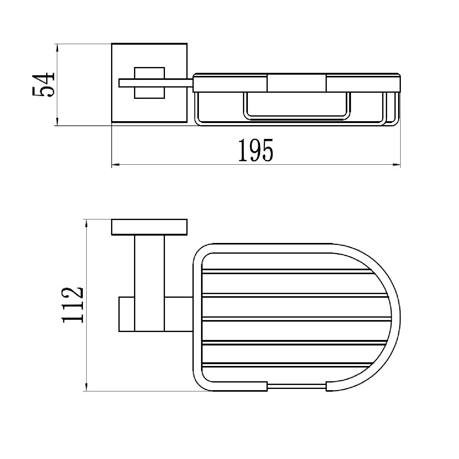 Мыльница Savol S-06532C, бронза