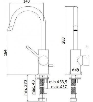 Смеситель для раковины Paffoni LIGHT LIG078CR с поворотным изливом Хром