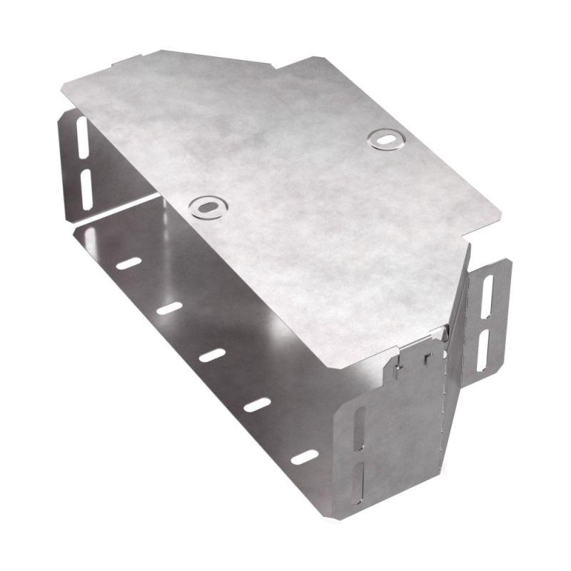 Переходник для лотка симметричный 300х200х100 с крышкой Стандарт Промрукав PR16.0485