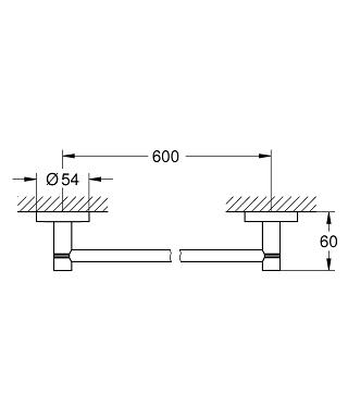 Полотенцедержатель Grohe Essentials 40366001