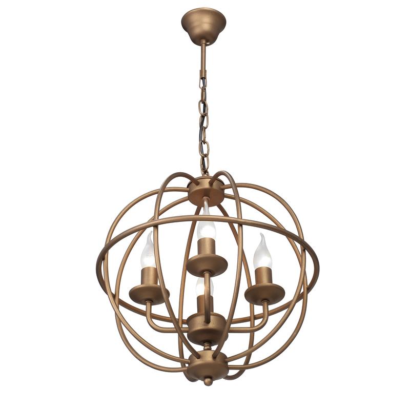 Люстра 4xE27 макс. 40Вт Vitaluce V4082-8/4