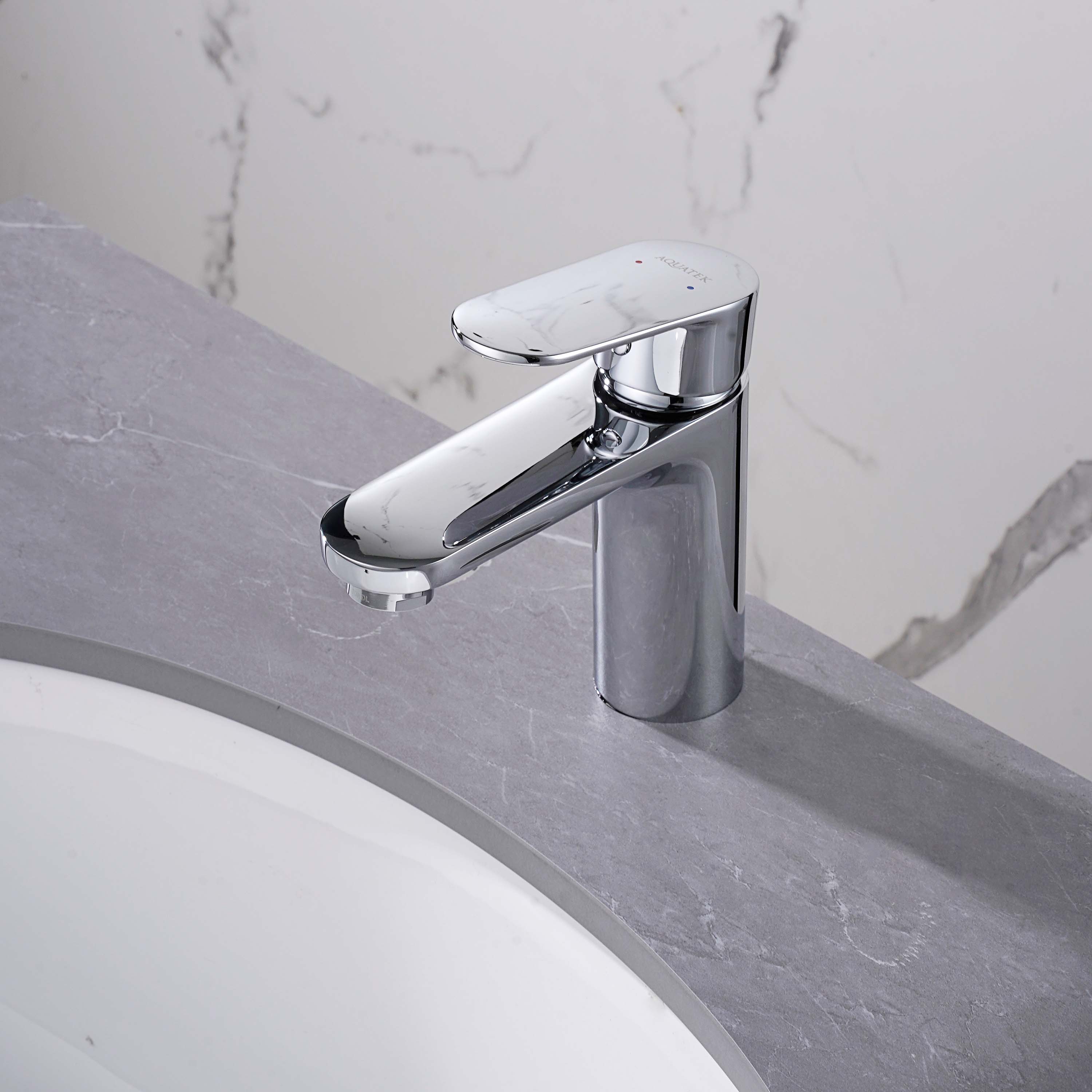 Смеситель Aquatek НИКА для раковины 90 без донного клапана AQ1810CR       хром