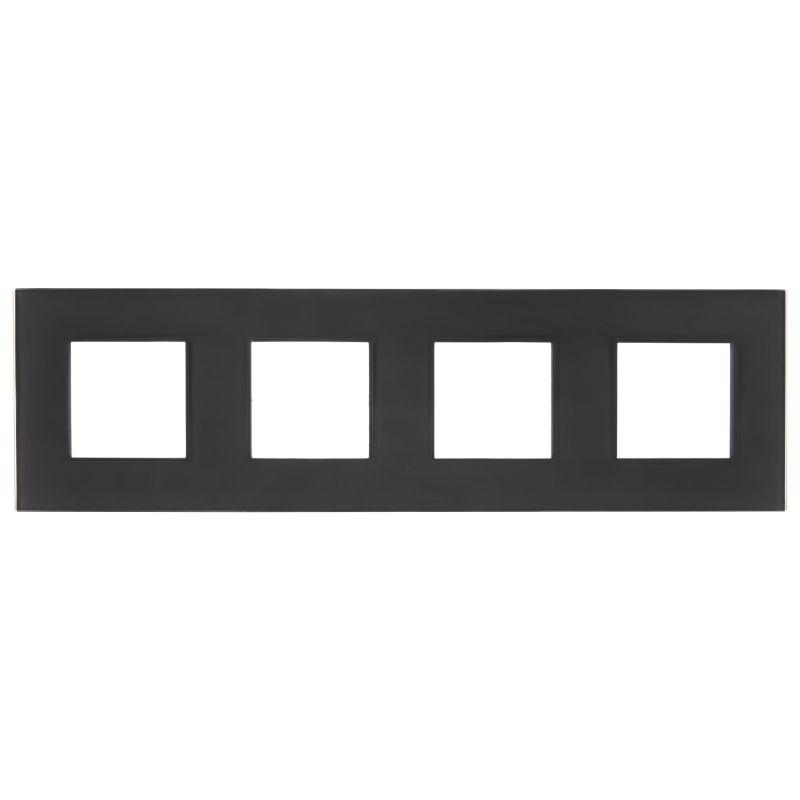 Рамка 4-м SKANDY SK-F24G стекло графит IEK SK-M42-G-K53