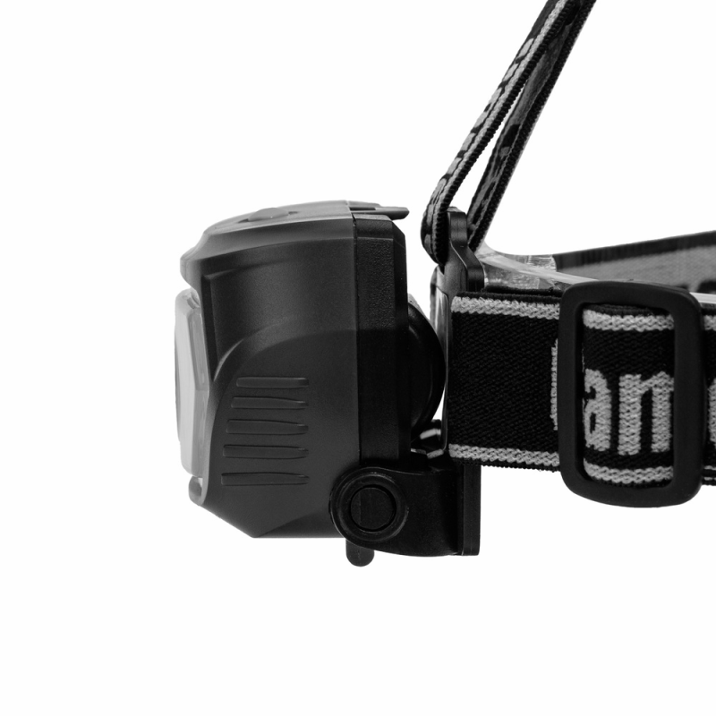 Фонарь налобный LED53413 аккум. 3.7В COB+LED 3Вт 3 реж. 3 x AAA Type-C блист карбон Camelion 15765