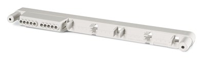 Фиксатор 3 клеммных блока с установленными 3 клеммными блоками