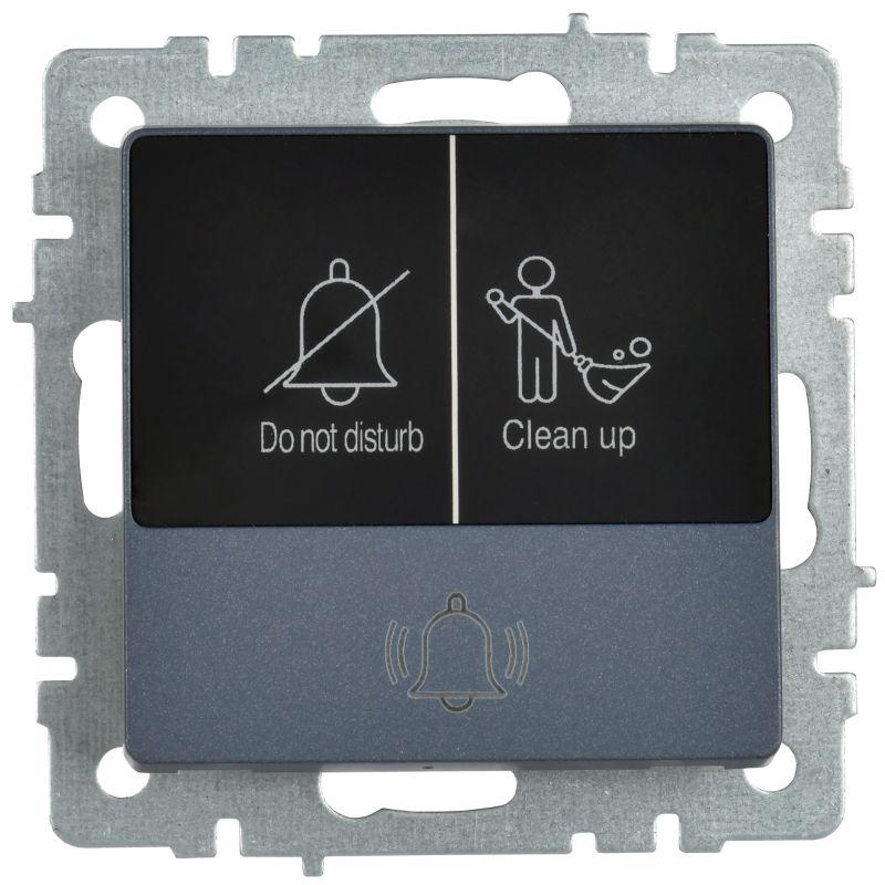 Кнопка звонка BRITE 10А ВС10-1-9-БрМ для отелей с индик. механизм маренго IEK BR-V14-2-10-K35