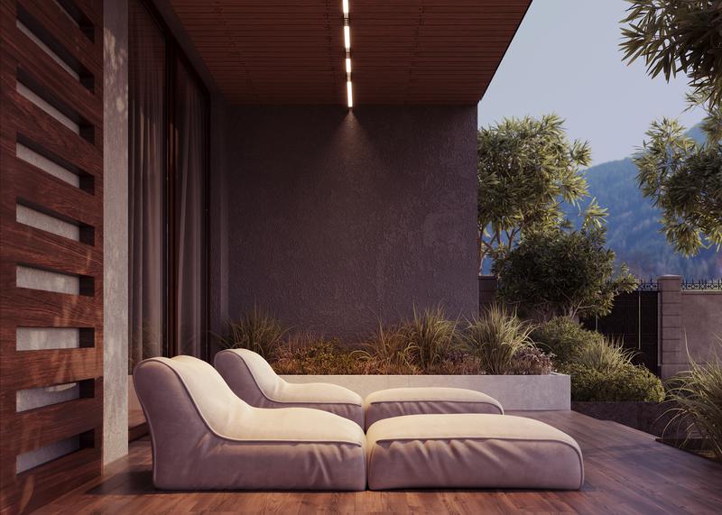 Светильник трековый Points 10Вт IP65 3000К уличный Maytoni O-TR01-2-S-10WB3K