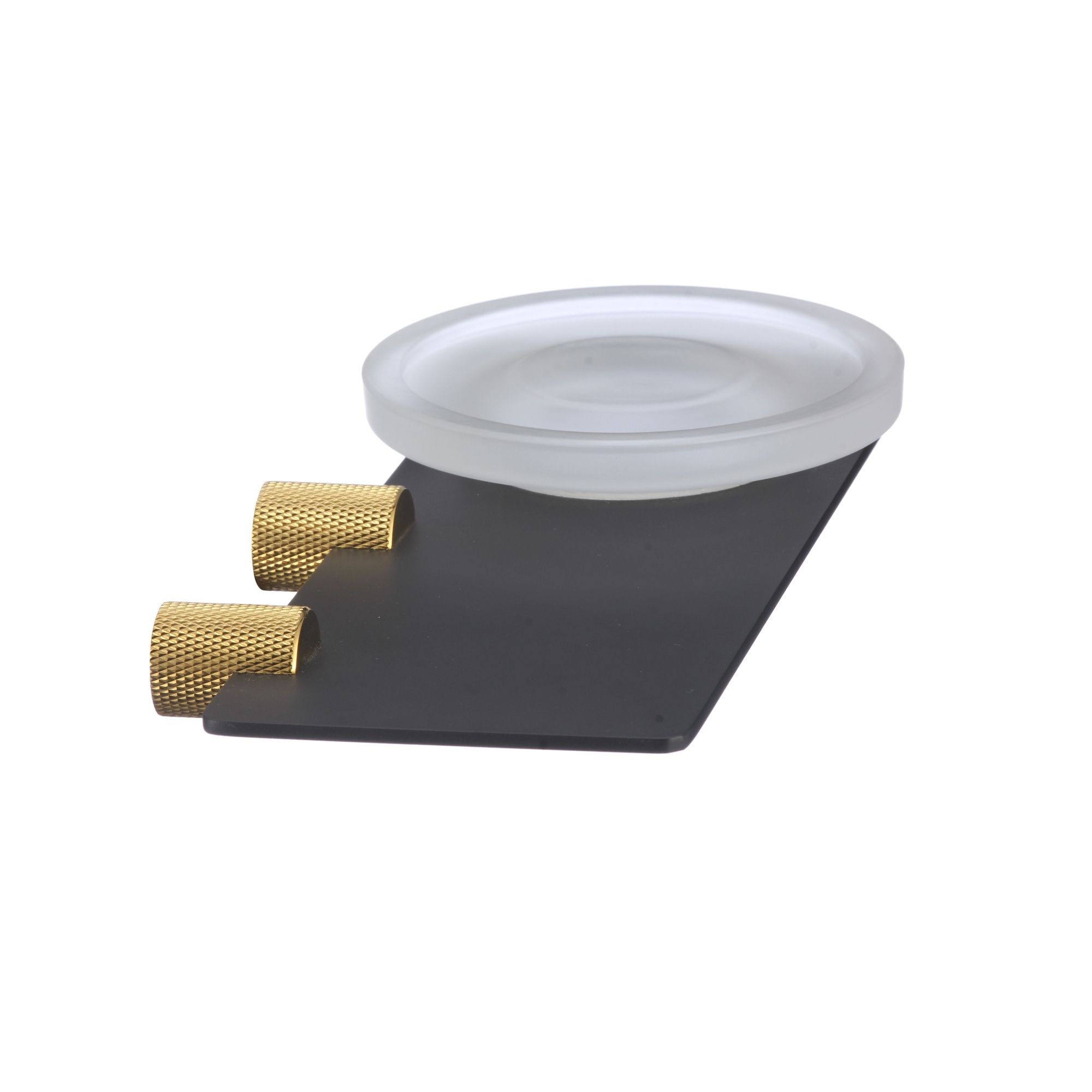 Мыльница Savol S-002159HB, черный/золото