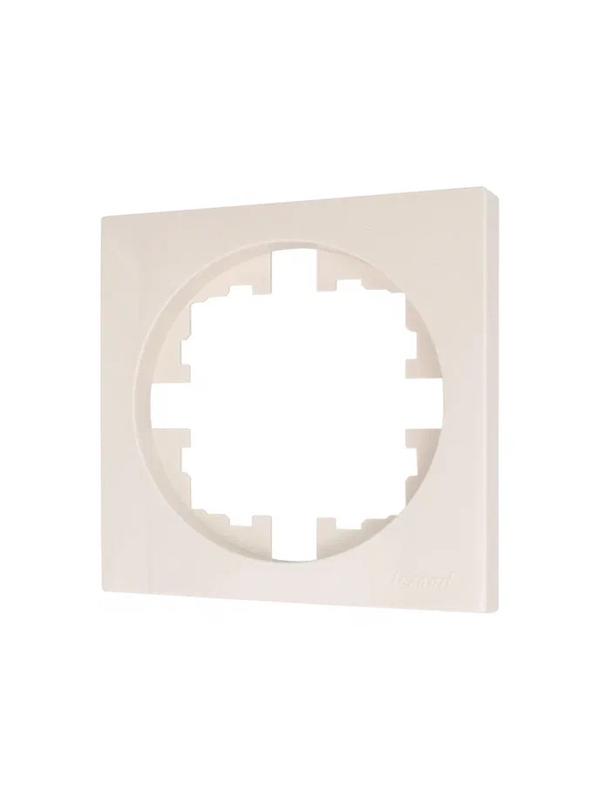 Рамка 1-м OSEN горизонт. квадрат сл. кость LEZARD 743-9000-146