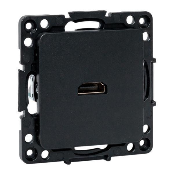 Розетка Стокгольм HDMI механизм черн. EKF EZA00-327-10