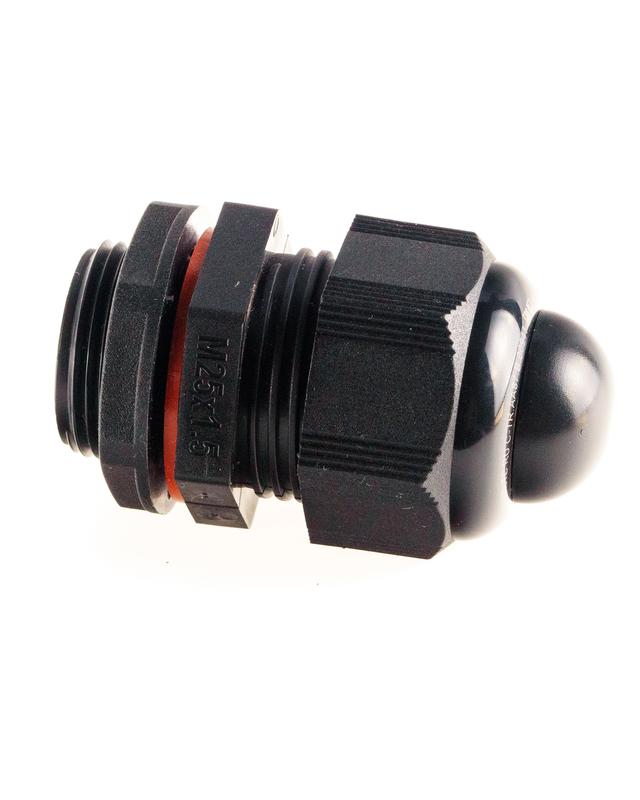 Ввод кабельный взрывозащ. М25х1.5 с уплотнением для небронир. силового кабеля d10-18мм с уплотнит. кольцом и контргайкой полиамид Extherm BM-X6S-LP (DS)