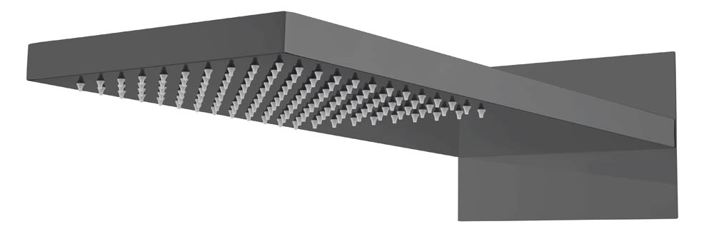 Лейка верхняя FUSION Shine Gun Metal