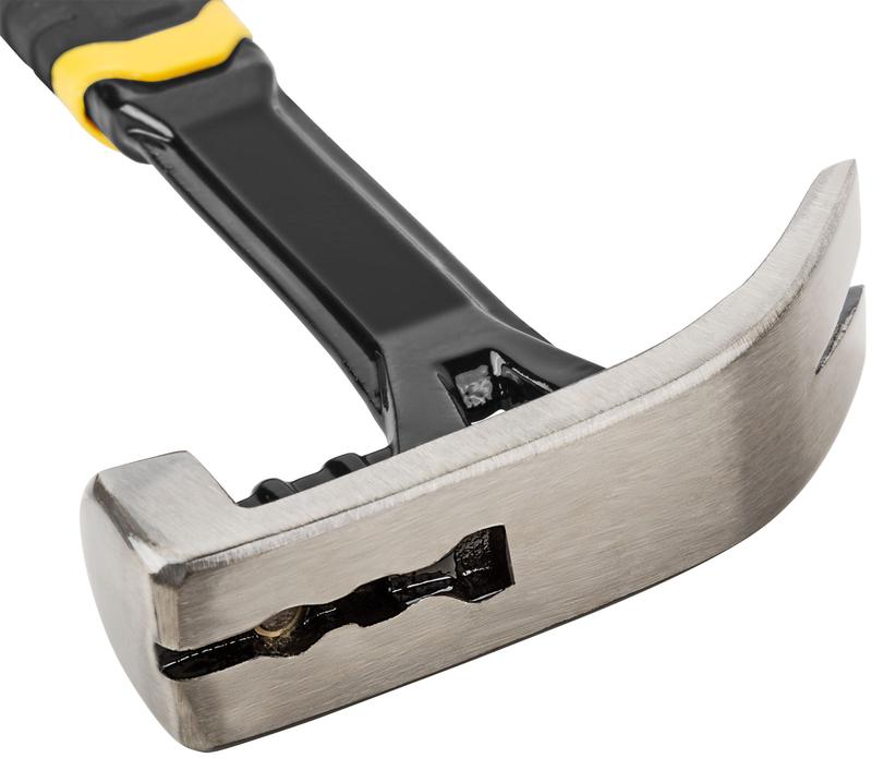 Молоток-гвоздодер Профи 450г цельнометал. FIT 44796