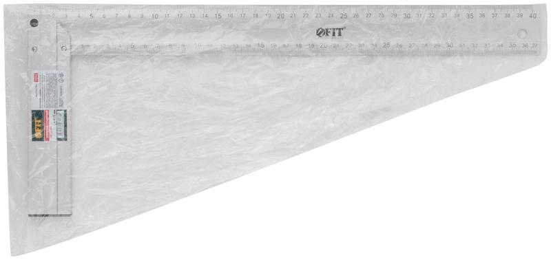 Угольник столярный литой профи 400мм алюм. FIT 19554