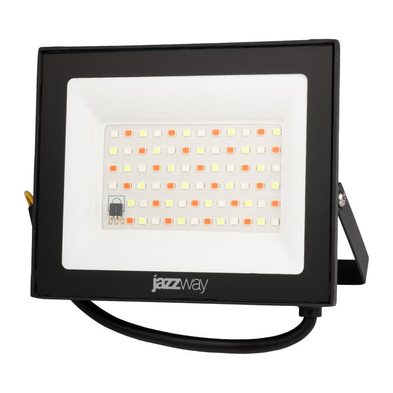 Прожектор светодиодный PFL RGB-RC 30Вт BL ДО/СДО IP65 (управление с пульта группой прожекторов R15м) JazzWay 5064188