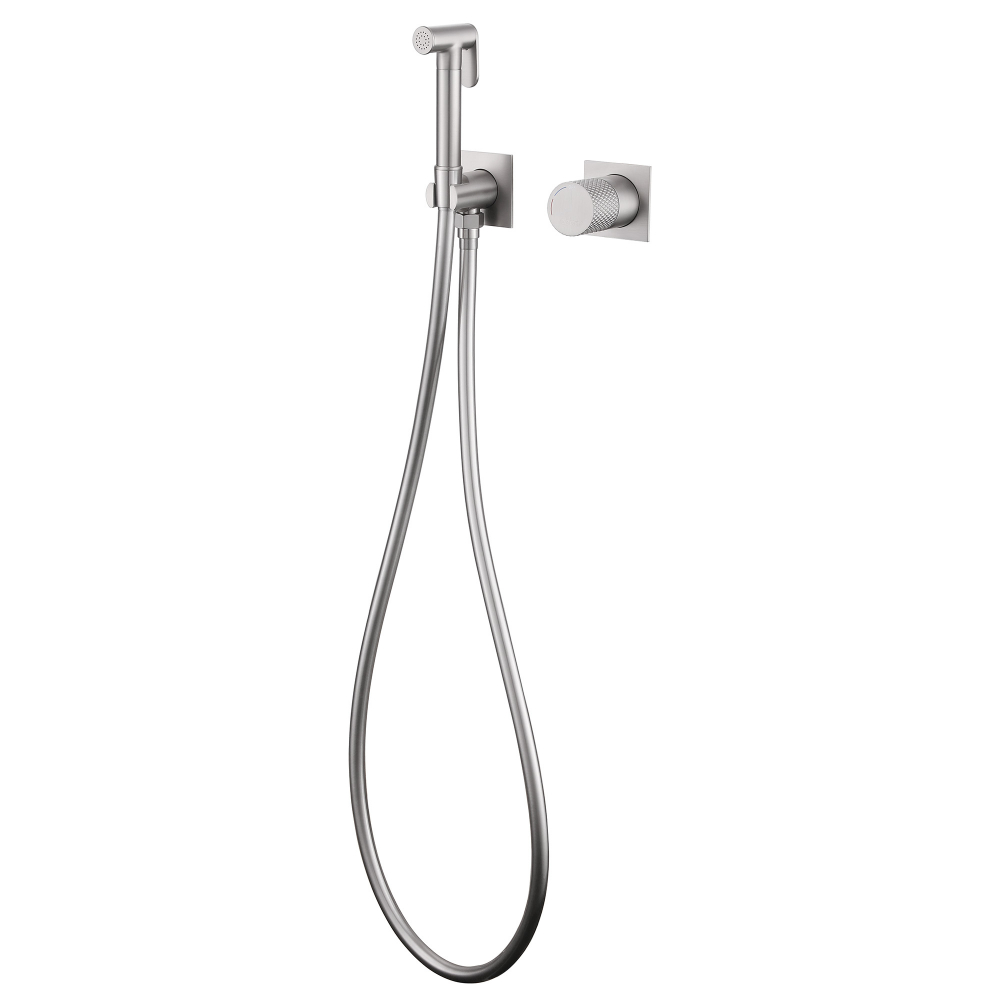 Смеситель ABBER Rund AF8725SP с гигиеническим душем, сатин