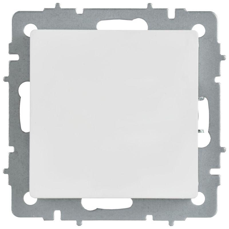 Заглушка BRITE МЗ10-БрАБ с суппортом механизм арктич. бел. IEK BR-PL10-K91