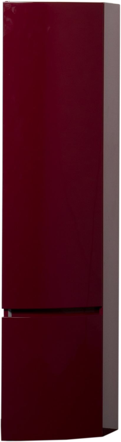 Пенал Римини М (полукруглый) правый бордо (173639)