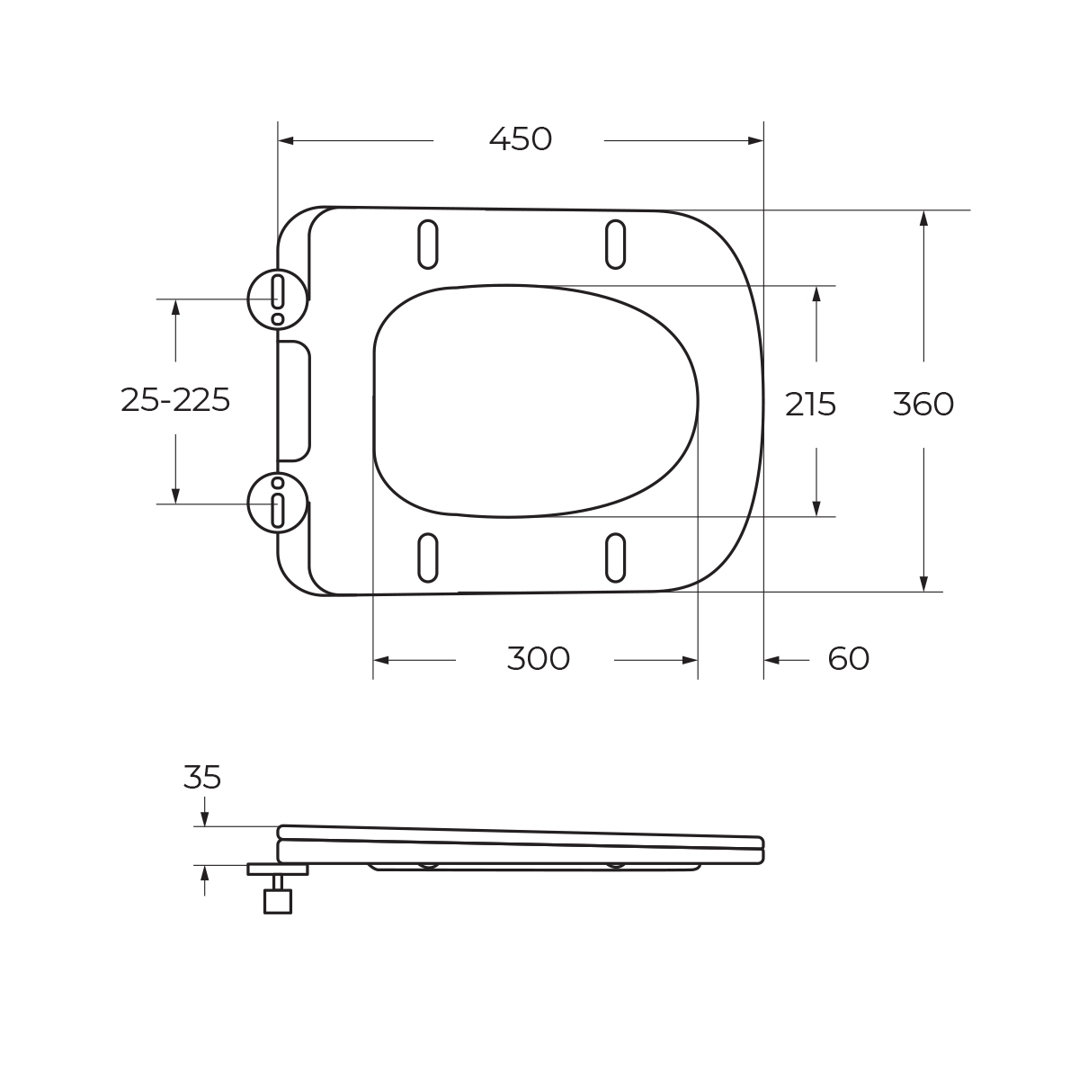 Крышка-сиденье BelBagno ARDENTE-C BB3202SC-MB