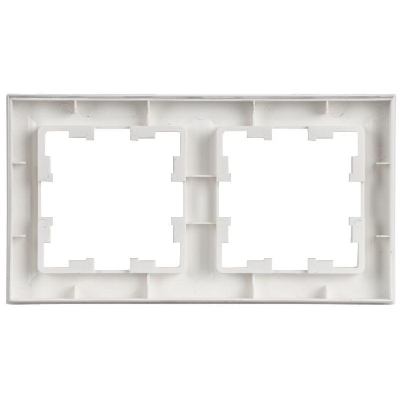 Рамка 2-м BRITE РУ-2-БрАБ арктич. бел. IEK BR-M22-K91