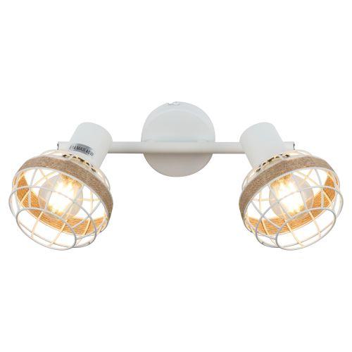 Светильник Anselma 7034-702 2хE14 40Вт настенно-потолочный спот поворотный Rivoli Б0051975