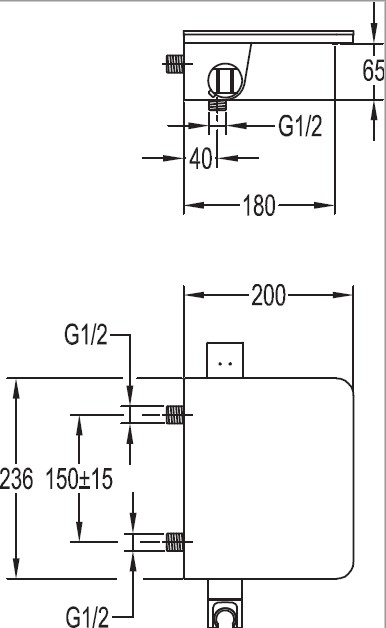 Смеситель для ванны и душа CEZARES CASCADO CASCADO-F-VD-01