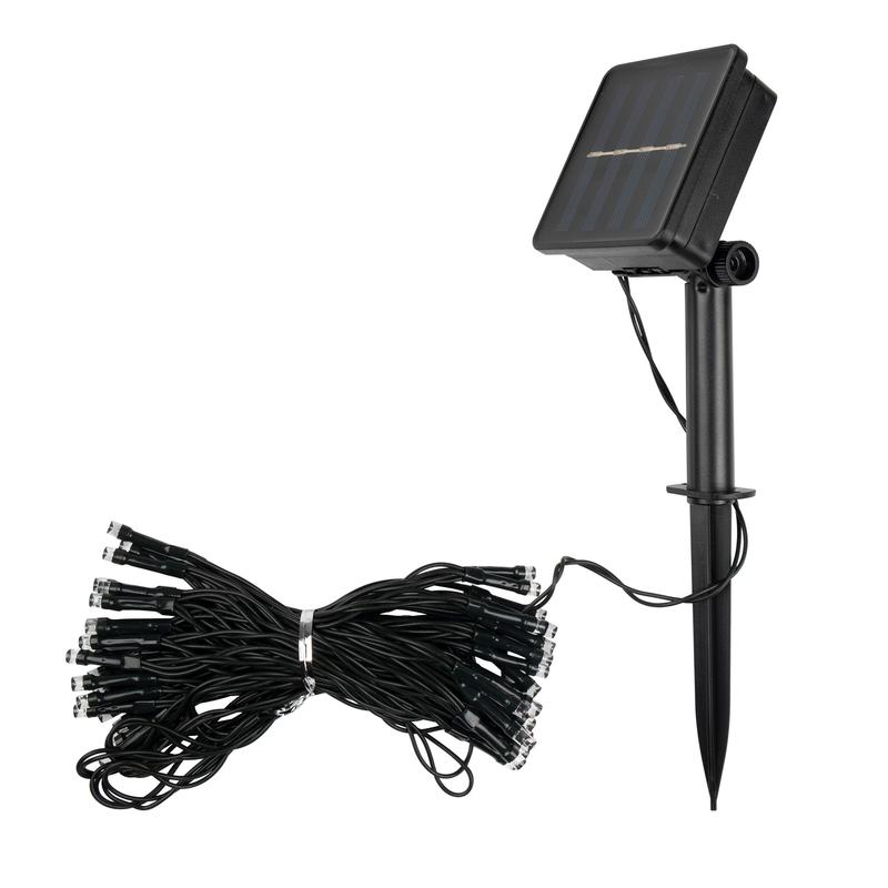 Светильник светодиодный садовый SLR-G01- 50Y гирлянда 50 желт. LED на солнечн. батарее ФАZА 5027299