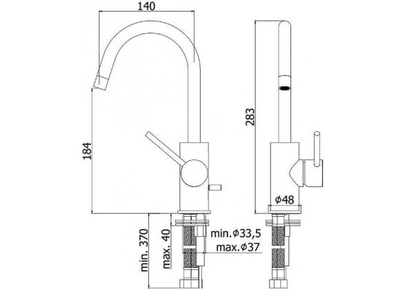 Смеситель Paffoni LIGHT LIG078NO для раковины