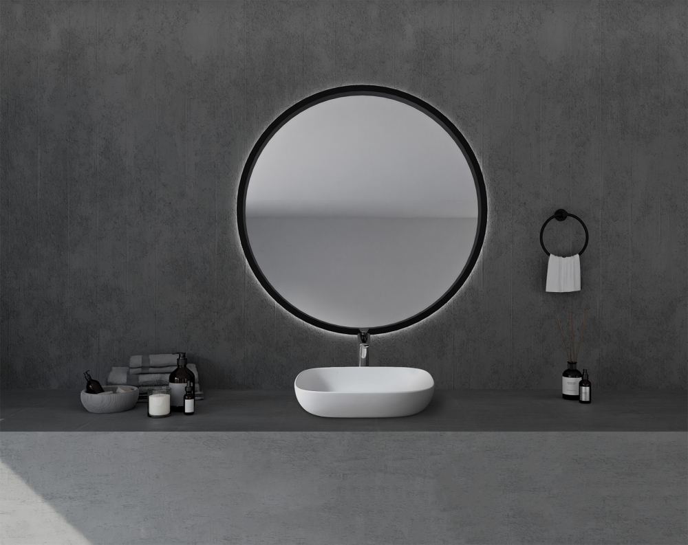 Раковина накладная ABBER Stein AS2620 белая матовая