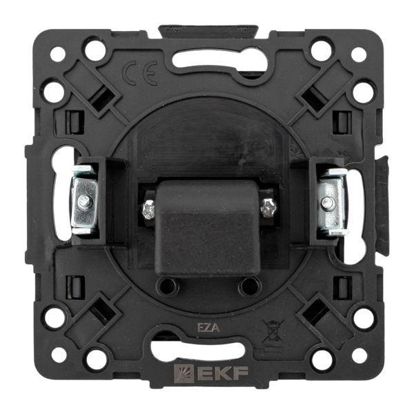 Розетка Стокгольм HDMI механизм черн. EKF EZA00-327-10