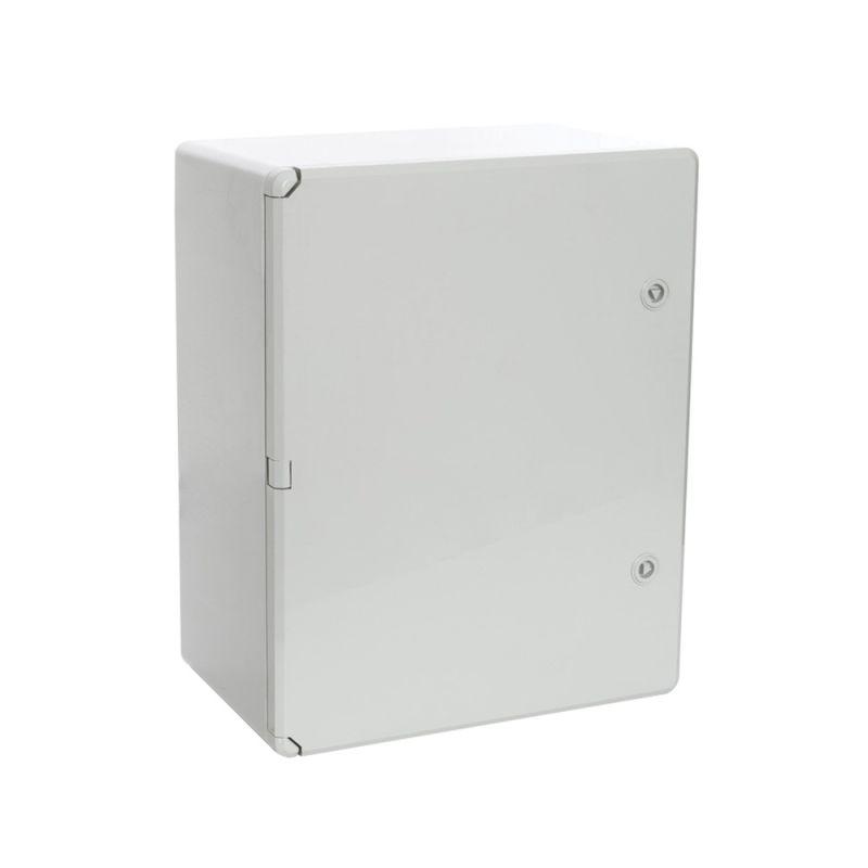 Корпус пластиковый с монтажной панелью ЩМП IP65 сер. дверь 500х400х240 Промрукав PR08.26485