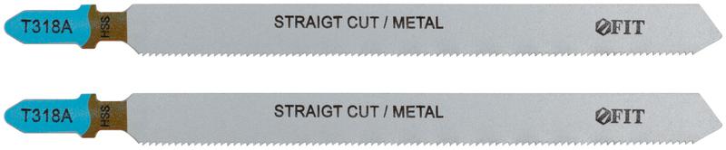 Набор полотен по металлу HSS фрезерованные волнистые зубья 132/106/12мм T318A (уп.2шт) FIT 40966