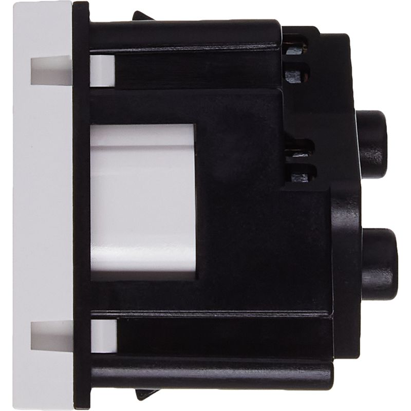 Розетка 2мод. 16А 250В 45град. с заземл. без защ. шторок винт. зажимы бел. ИЭК Leg 4521051