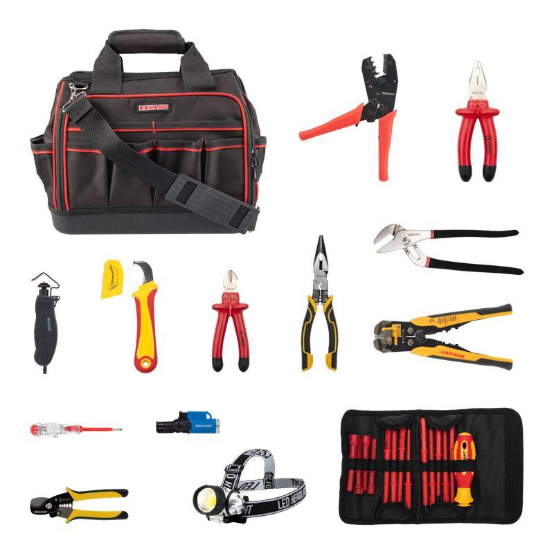 Набор инструментов электрика 21 предмет REXANT 12-4693-2