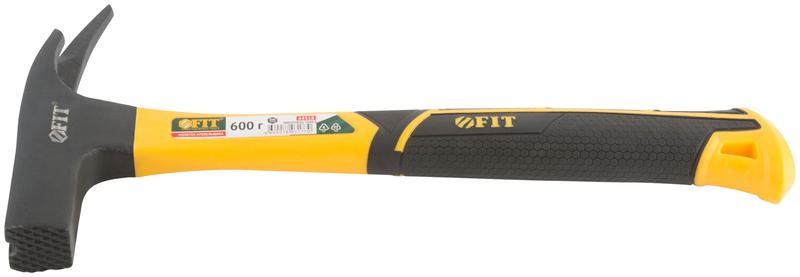 Молоток кровельщика 600г фибергласовая усилен. ручка FIT 44518