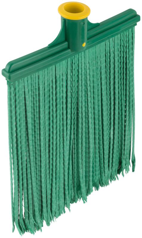 Метла плоская №1 260х330мм посадочный d25мм мягкая пластик. КУРС 68068