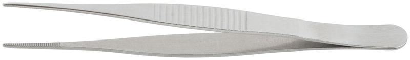 Пинцет прямой нержавеющий 125мм MOS 67437М