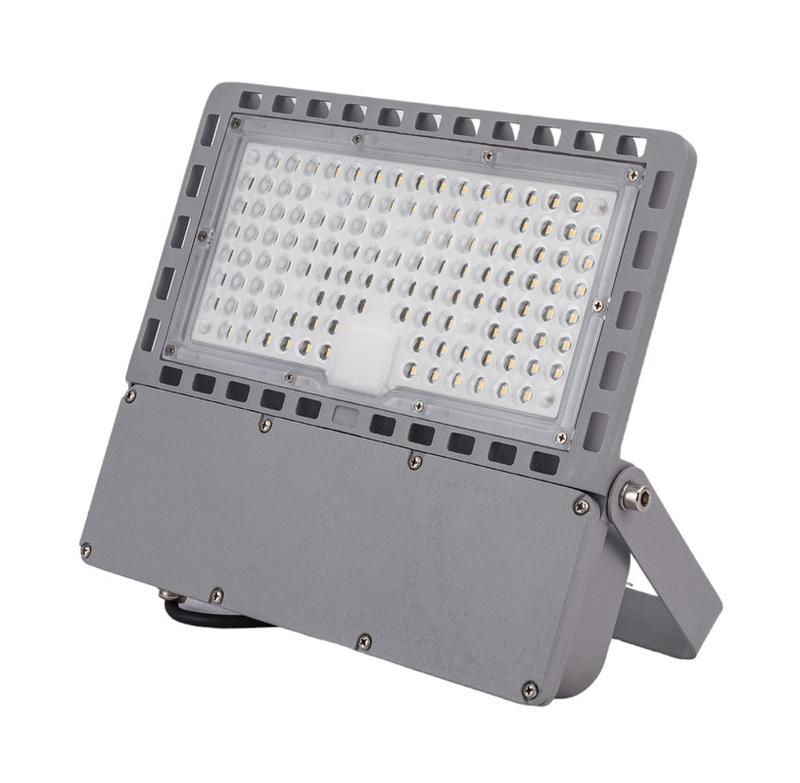 Прожектор светодиодный 90Вт 5000К IP67 12600лм 85-265В 294х253х48мм промышлен. с регулир. драйвером KRASO FR-90