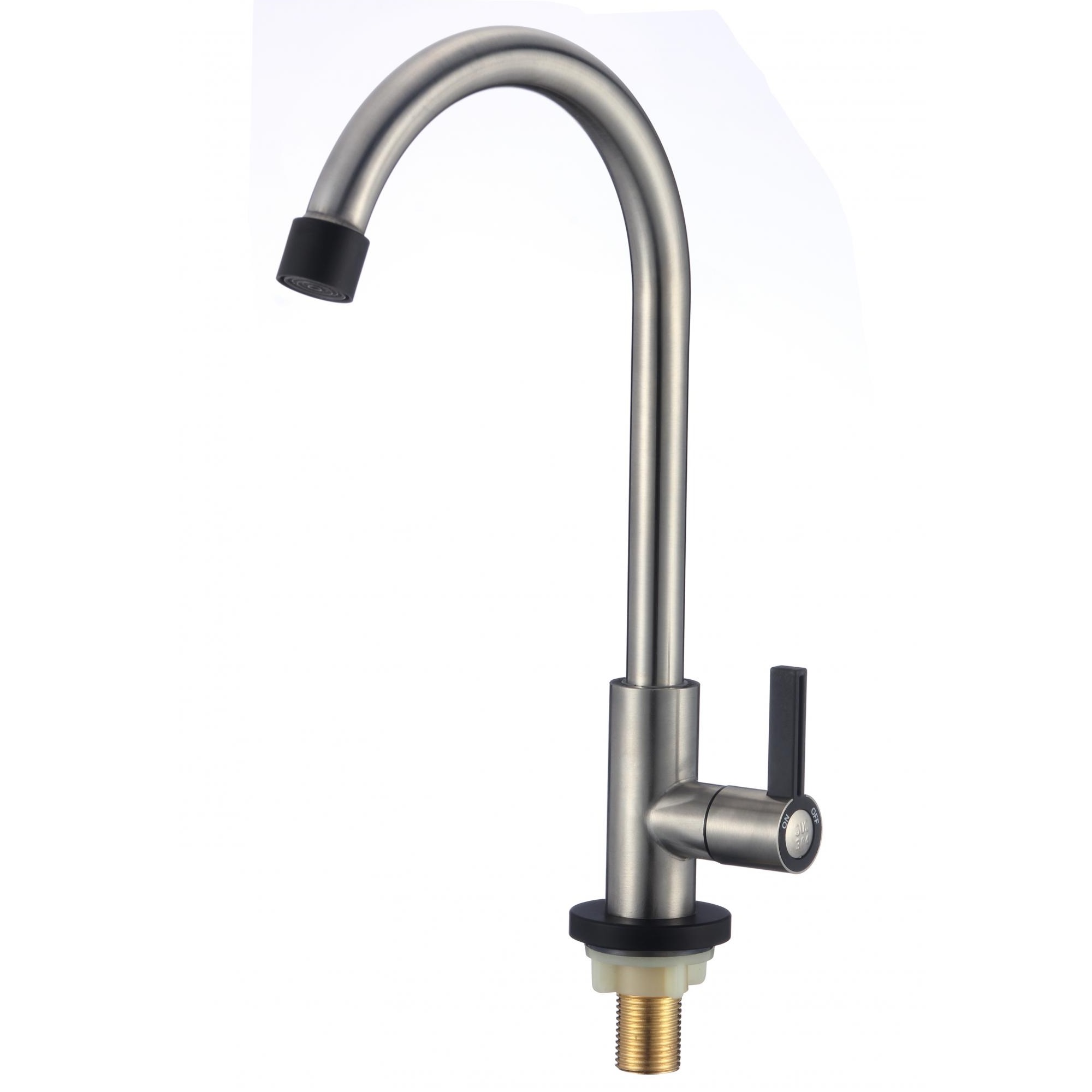 Кран на одну воду Savol SUS7002-1, сатин