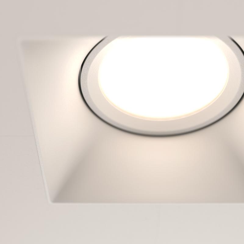 Светильник Dot 10Вт GU10 встраив. Maytoni DL042-01-SQ-W