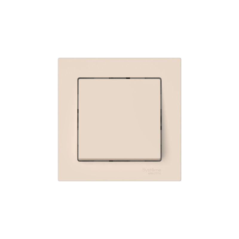 Выключатель 1-кл. AtlasDesign (сх. 1) 10AX быстрозажим. клем. в сборе беж. SE ATN000212S