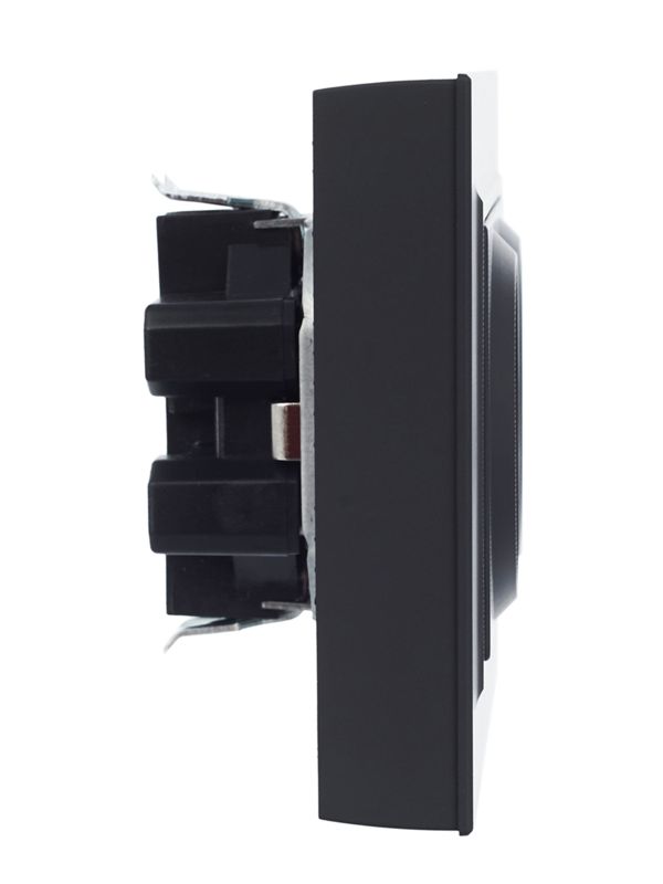 Розетка 2-м СП BRITE РСш12-3-БрГ 16А в сборе с заземл. защ. шторки графит IEK BR-R24-16-K53-F