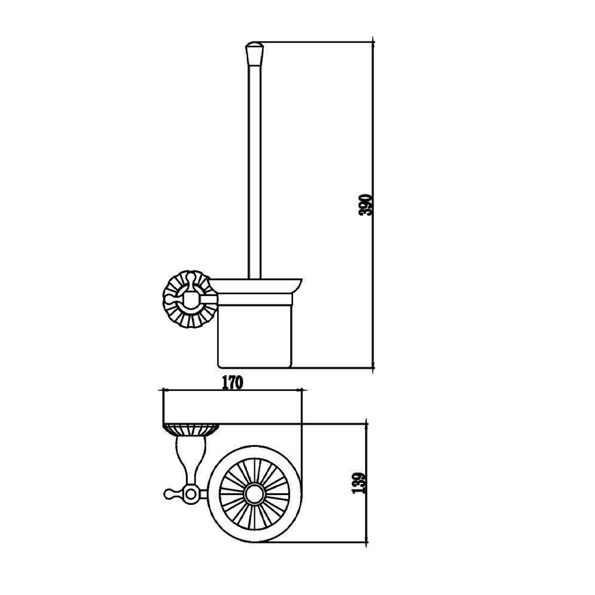 Ершик Savol  S-08994C, бронза