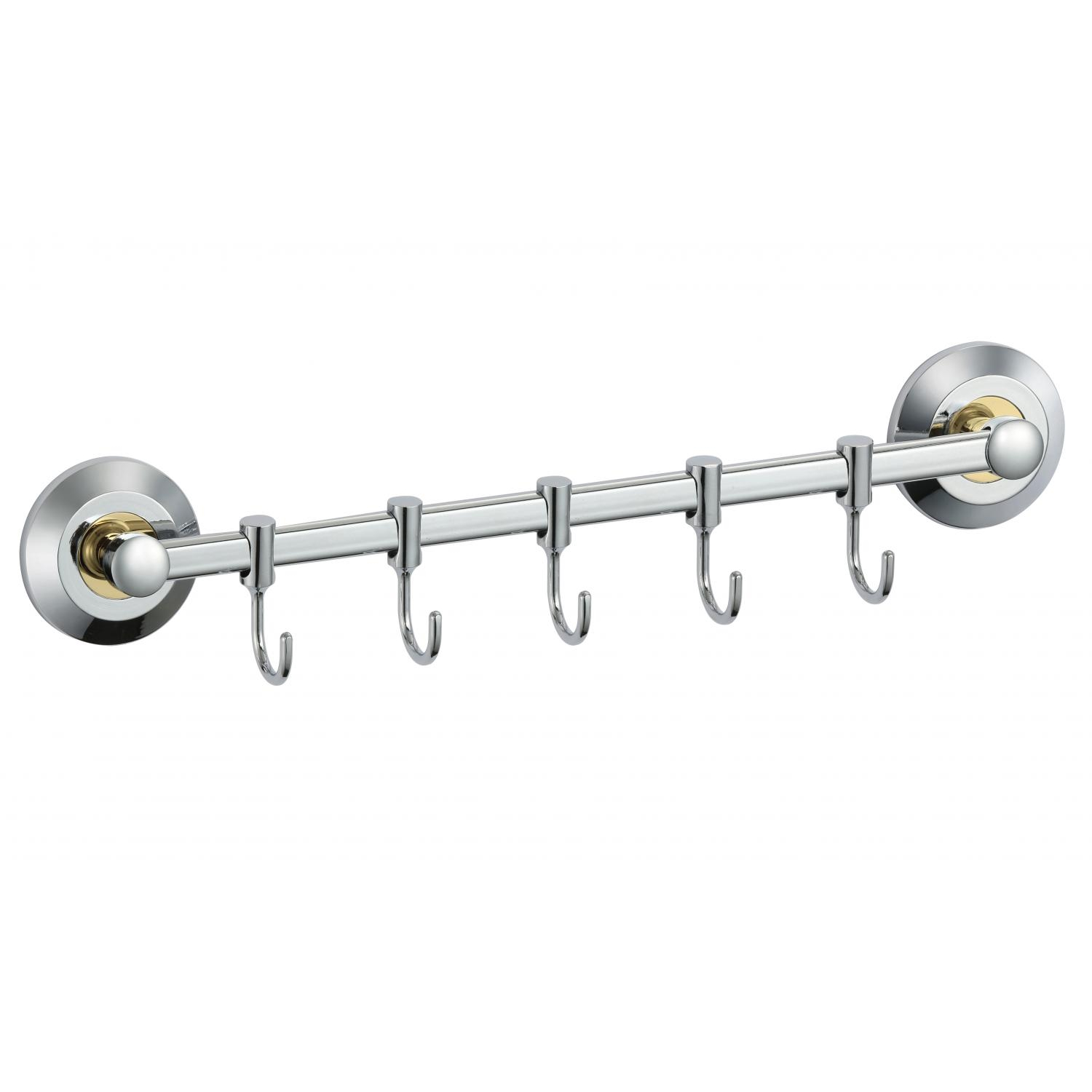 Планка с крючками Savol S-007175, хром