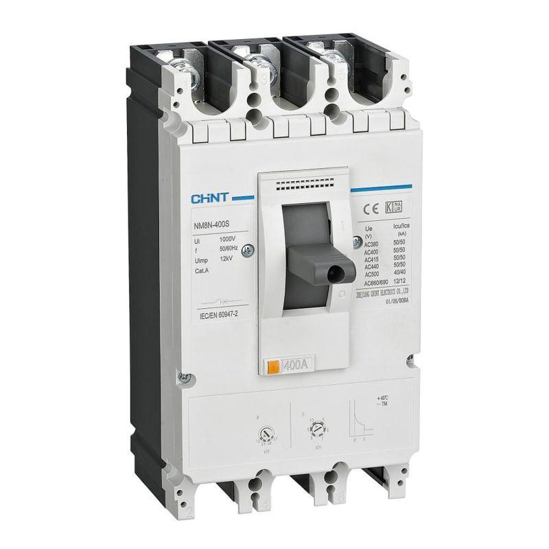 Выключатель автоматический для защиты двигателя 3п 400А 50кА NM8N-400S M CHINT 269505