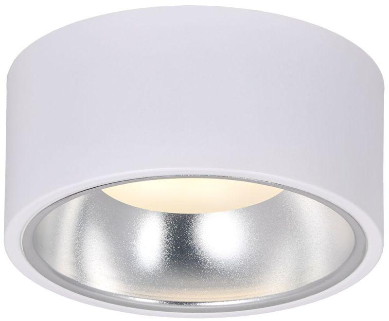 Светильник 4017 накладной потолочный под лампу GX53 бел./хром IEK LT-UPB0-4017-GX53-1-K54