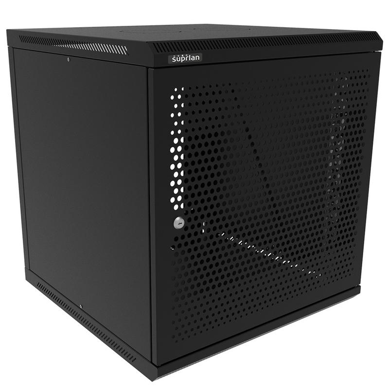 Шкаф телекоммуникационный настенный ТВС-12U-600-600-ПР-9005 SUPRLAN 05-2128-B