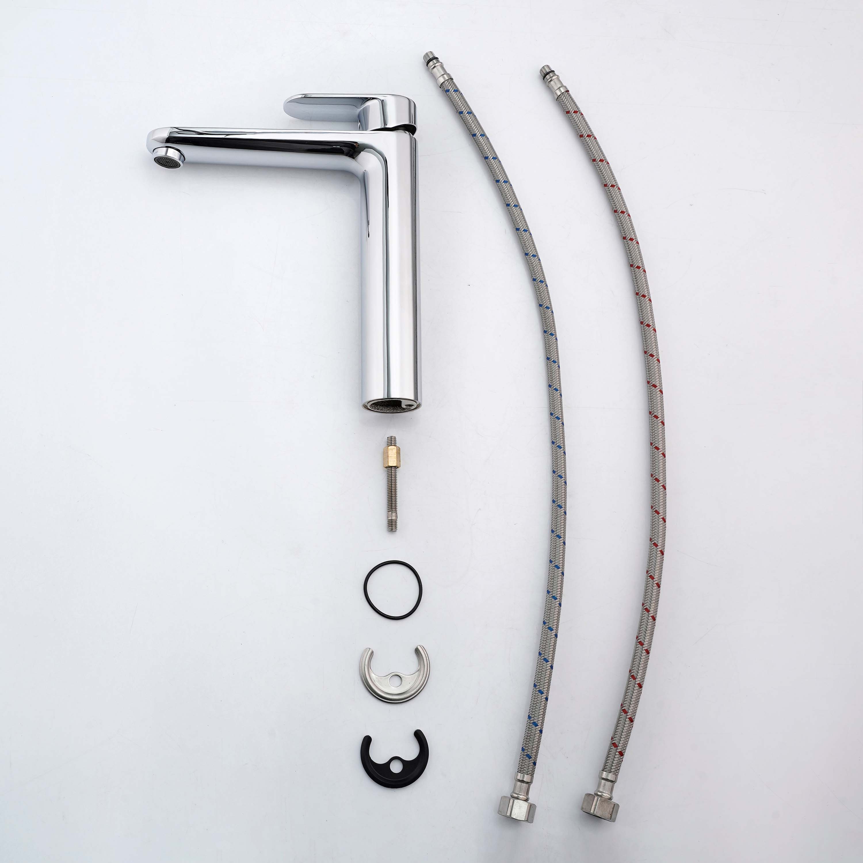 Cмеситель Aquatek НИКА для раковины 190 без  донного клапана AQ1804CR            хром