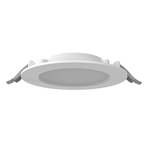 Светильник светодиодный DL-01 Slim 160мм 25Вт 3000К 176x39мм IP65/40 круглый встраив. с опаловым рассеив. RAL9003 бел. муар VARTON V1-RF-00083-10000-6502530